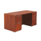Alera Valencia Series Straight Front Desk Shell, 65w x 29-1/2d x 29-1/2h, Med Cherry ALEVA216630MC