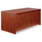 Alera Valencia Series Straight Front Desk Shell, 65w x 29-1/2d x 29-1/2h, Med Cherry ALEVA216630MC