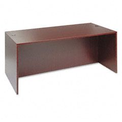 Alera Valencia Series Straight Front Desk Shell, 71w x 35-1/2d x 29-1/2h, Mahogany ALEVA217236MY