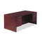Alera Valencia Series Straight Front Desk Shell, 71w x 35-1/2d x 29-1/2h, Mahogany ALEVA217236MY