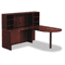 Alera Valencia Series Straight Front Desk Shell, 71w x 35-1/2d x 29-1/2h, Mahogany ALEVA217236MY