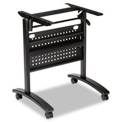 Alera Valencia Series Table Base, Modesty Panel, 24w x 20d, Black ALEVA734836BK