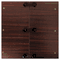 Alera Valencia Series Table Top, Half-Round, 48w x 24d, Mahogany ALEVA72HR4824MY