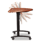 Alera Valencia Series Table Top, Half-Round, 48w x 24d, Medium Cherry ALEVA72HR4824MC