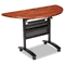 Alera Valencia Series Table Top, Half-Round, 48w x 24d, Medium Cherry ALEVA72HR4824MC