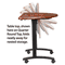 Alera Valencia Series Table Top, Rectangular, 60w x 24d, Mahogany ALEVA72RE6024MY
