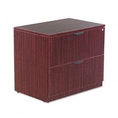 Alera Valencia Series Two-Drawer Lateral File, 34w x 22 3/4d x 29 1/2h, Mahogany ALEVA513622MY