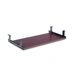 Alera Valencia Series Underdesk Keyboard/Mouse Shelf, 28 x 12, Mahogany ALEVA312812MY