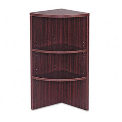 Alera Valencia Series Upper End Cap Bookcase, 2 Shelf, 15 x 15 x 35-1/2, Mahogany ALEVA621515MY