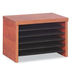 Alera Valencia Under-Counter File Organizer Shelf, 15-3/4w x 9-3/4d x 10-3/4h, Cherry ALEVA316012MC