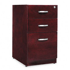 Alera Verona Veneer Box/Box/File Pedestal File, 16w x 22d x 28-1/2h, Mahogany ALERN531629MM