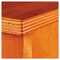 Alera Verona Veneer Series Bow Front Desk Shell, 71w x 42d x 29-1/2h, Cherry ALERN227242CM