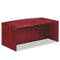 Alera Verona Veneer Series Bow Front Desk Shell, 71w x 42d x 29-1/2h, Mahogany ALERN227242MM