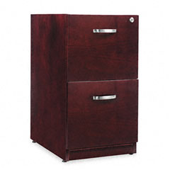 Alera Verona Veneer Series File/File Pedestal File, 16w x 22d x 28h, Mahogany ALERN521629MM
