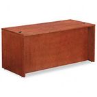 Alera Verona Veneer Series Straight Front Desk Shell, 66w x 29-1/2d x 29-1/2h, Cherry ALERN216630CM