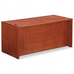 Alera Verona Veneer Series Straight Front Desk Shell, 66w x 29-1/2d x 29-1/2h, Cherry ALERN216630CM