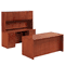 Alera Verona Veneer Series Straight Front Desk Shell, 66w x 29-1/2d x 29-1/2h, Cherry ALERN216630CM