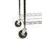 Alera Wire Mail Cart, 2-Shelf, 34-1/4w x 21-1/2d x 39-1/2h, Chrome ALEMC343722CR