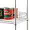 Alera Wire Shelving Back Support, 48" Wide, Silver, 2 Supports/Pack ALESW59BS48SR