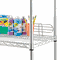 Alera Wire Shelving Back Support, 48" Wide, Silver, 2 Supports/Pack ALESW59BS48SR