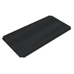 Alera Wire Shelving Solid Worksurface, 48w x 24d, Black ALESW59WS4824BL