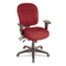 Alera Wrigley Series High Performance Mid-Back Multifunction Chair, Burgundy ALEWR42FB30B