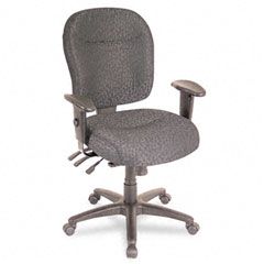 Alera Wrigley Series High Performance Mid-Back Multifunction Chair, Charcoal ALEWR42FB60B