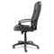 Alera York Series High-Back Swivel/Tilt Chair, Black Leather ALEYK41LS10B