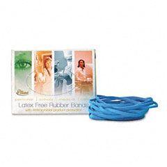 Alliance Antimicrobial Cyan Blue Rubber Bands, Size 33, 3-1/2 x 1/8, 1/4lb Box ALL42339