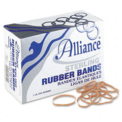Alliance Sterling Ergonomically Correct Rubber Band, #31, 2-1/2 x 1/8, 1200 Bands/1lb Box ALL24315