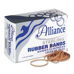 Alliance Sterling Ergonomically Correct Rubber Bands, #32, 3 x 1/8, 950 Bands/1lb Box ALL24325