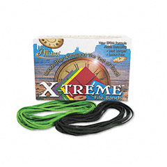 Alliance X-treme File Black Rubber Bands, 7 x 1/8, 175 Bands/1lb Box ALL02004