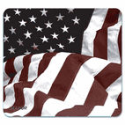 Allsop Art Mouse Pad, American Flag Design, 8 3/5" x 8" ASP29302