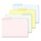 Ampad Pastel Color File Folders, 1/3 Cut Top Tab, Letter, Assorted, 100/Box ESSC2113PASR