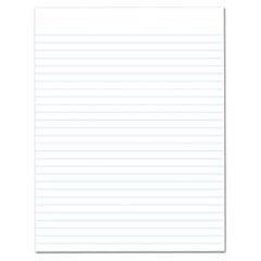 Ampad Recycled Glue Top Pads, Wide Rule, Ltr, WE, 50-Sheet Pads, 1 Dozen ESS21162