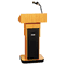 AmpliVox Executive Adjustable Sound Column Lectern, 21w x 15d x 46-1/2h, Medium Oak APLS505AMO