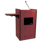 AmpliVox Multimedia Smart Computer Lectern, 25-1/2w x 20-1/4d x 43-1/2h, Mahogany APLSS3230MH