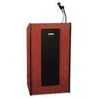 AmpliVox Presidential Plus Lectern, 25-1/2w x 20-1/2d x 46-1/2h, Mahogany APLS450MH