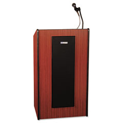 AmpliVox Presidential Plus Lectern, 25-1/2w x 20-1/2d x 46-1/2h, Mahogany APLS450MH