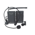 AmpliVox Wireless Lapel Microphone Kit, Two Frequencies, 300 ft. Range APLS1600