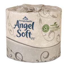 Angel Soft ps Premium Bathroom Tissue, 450 Sheets/Roll, 80 Rolls/Carton GEP16880