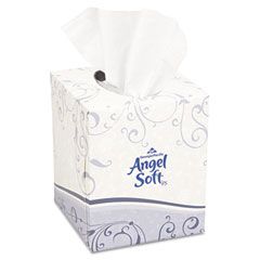 Angel Soft ps Premium Facial Tissue in Cube Box, 96/Box, 36 Boxes/Carton GEP46580CT