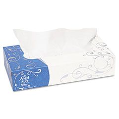 Angel Soft ps Ultra Premium Facial Tissue, White, 7.4" x 8.8",125/Box, 30/Carton GEP48560