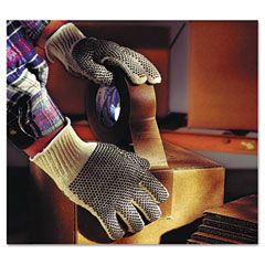 AnsellPro MultiKnit Dotted Lightweight Gloves, Large, Natural, Dozen AHP761019