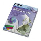 Apollo Color Laser Printer/Copier Transparency Film, Letter, Clear, 50/Box APOCG7070