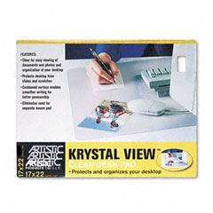 Artistic KrystalView Desk Pad, 22 x 17, Clear AOP6070S