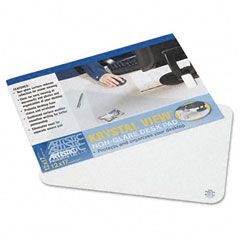 Artistic KrystalView Desk Pad with Matte Finish, 17 x 12, Clear AOP60740S