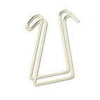 Artistic Products Coat Clip, Double-Sided Hook, 2 3/4 x 4 3/4, Polished Brass AOPT1309