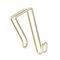 Artistic Products Coat Clip, Single-Sided Hook, 2 3/4 x 4 3/4, Polished Brass AOP1309