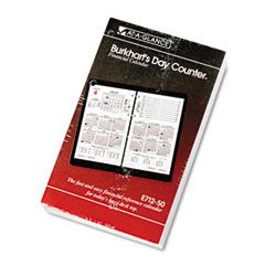 AT-A-GLANCE® Burkhart's Day Counter Recycled Desk Calend